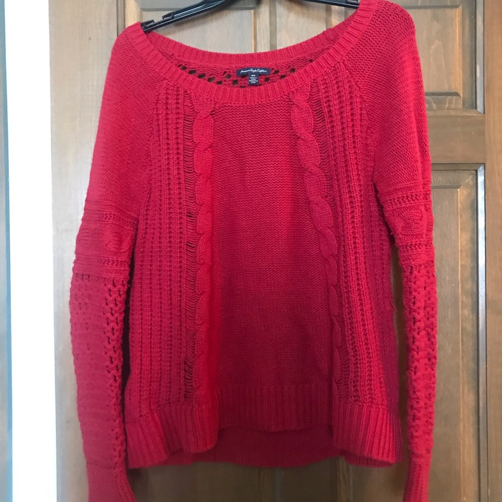 Red Knitted Sweater